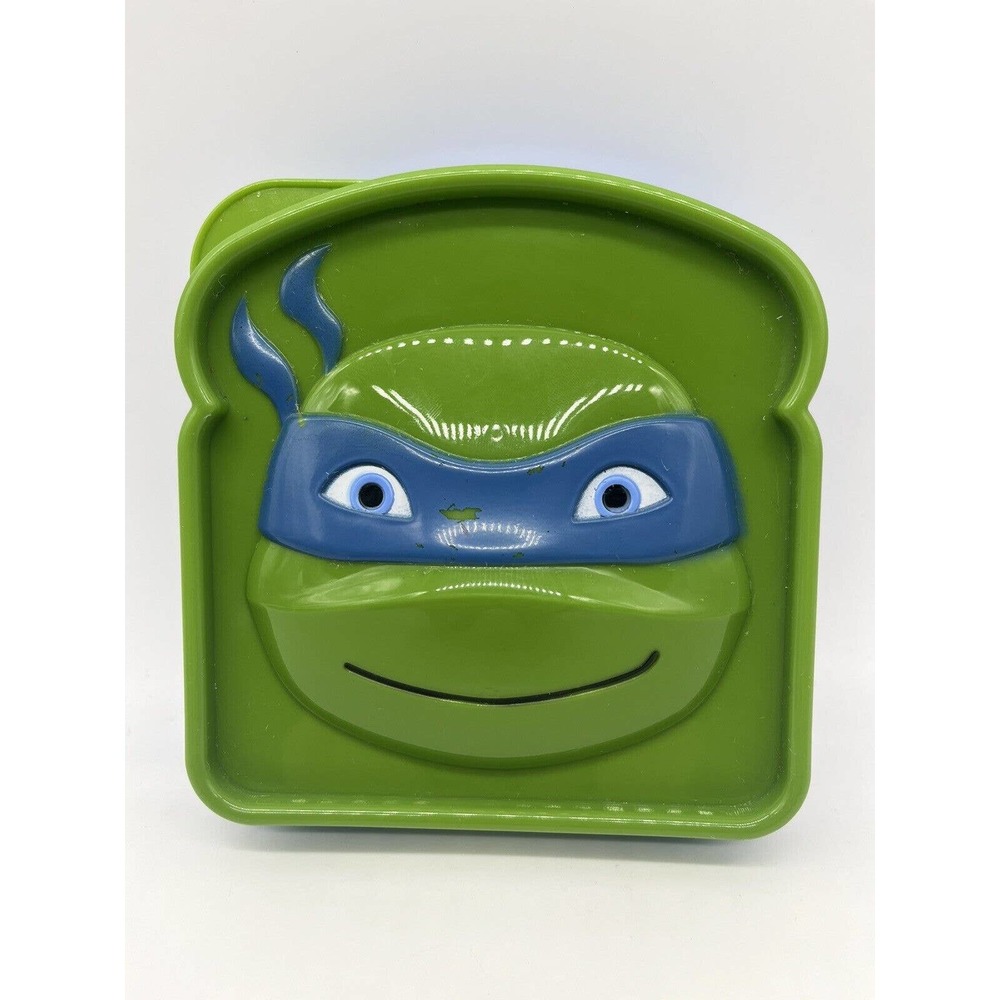 Teenage Mutant Ninja Turtles Sandwich Container Evri TMNT 2014 Viacom Leonardo